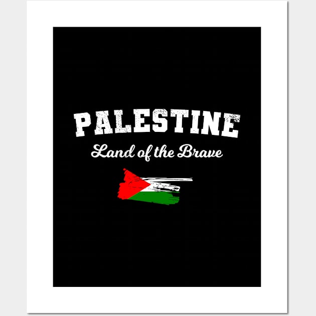 Palestine Land of the Brave Wall Art by Muslimory